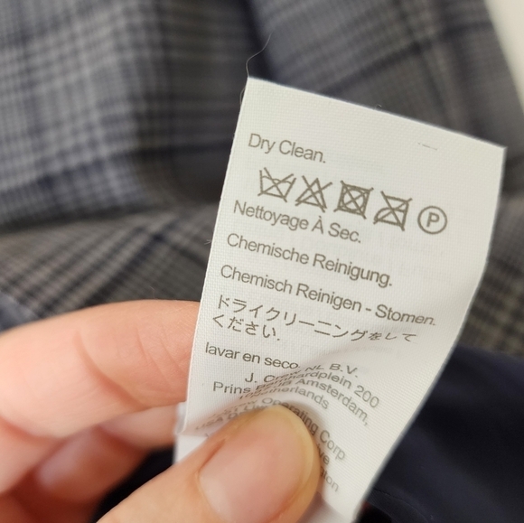 J Crew Plaid Sommerset Italian Wool Stretch Blazer Jacket 8T NWT - Picture 7 of 7